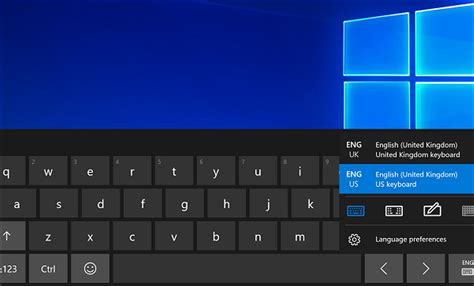 keyboard language change windows 10